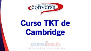 CURSO TKT DE CAMBRIDGE [upl. by Filide]