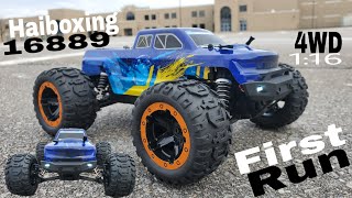 Haiboxing HBX 16889 First Run 116 Scale 4WD Truck Its a good one👍🏼 [upl. by Sirad]