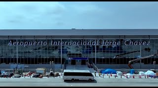 Dron recorre y muestra la nueva terminal Aeropuerto Jorge Chavez en Lima con 95 avances en obras [upl. by Shiroma]