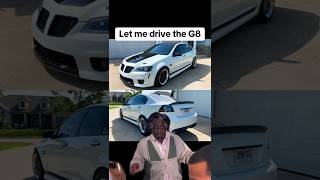 Let me drive the G8😂Funny Memes CarLover [upl. by Oivlis]