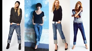 Casual cuffed jeans style [upl. by Liban]