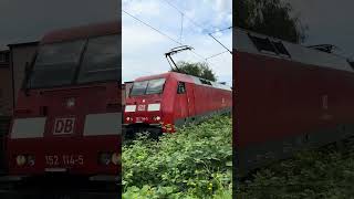 152 1145 LZ in Kornwestheim Rbf bahn train kornwestheim railway br152 [upl. by Mauer16]