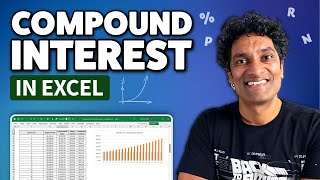 How to calculate Compound Interest in Excel  Formula with Examples 💻 [upl. by Quillon]