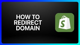 How To Redirect Shopify Domain Tutorial [upl. by Atineb]