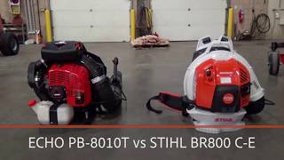 ECHO PB8010 VS STIHL BR800 [upl. by Home]