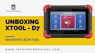 Unboxing XTOOL  D7 Diagnostic Scan Tool [upl. by Yenal]