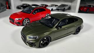 Audi RS 5 Coupe vs Audi RS 5 Sportsback 118 scale resin models by GT Spirit [upl. by Naols]