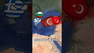 Istanbul Not Constantinople Countryballs Türkiye Greece and Bulgaria [upl. by Maddi]