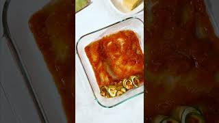 Zucchini Lasagna RollUps shorts [upl. by Rabush]