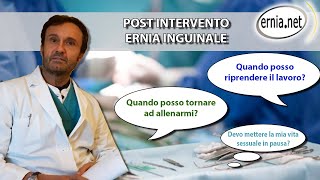 Ripresa funzionale post intervento ernia inguinale [upl. by Stefanie420]