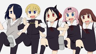 Nichijou X Kaguyasama full OP drawing replacement辉夜大小姐的日常 [upl. by Tanya]