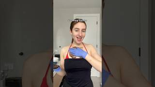 TikTok credit  bellabenioff 🥰 HOW TO GET self tan lines using OUTER EGO 🧡🩷 outerego [upl. by Yenohtna]