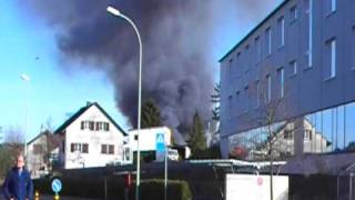 Gasexplosion mit Grossbrand in Safenwil [upl. by Schinica316]