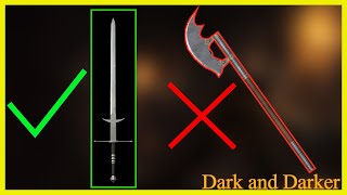 Dark And Darker Zweihander Better Than Bardiche [upl. by Stempien254]