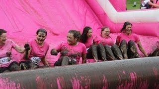 Race for Life Pretty Muddy  Wakefield  13 May 2017 [upl. by Heymann710]