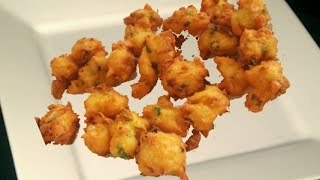 Cottage Cheese Fritters Recipe Video by Bhavna  Paneer Pakodas [upl. by Lenny]