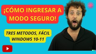 Como ingresar a quotMODO SEGUROquot Windows 10 y 11 [upl. by Yllitnahc653]