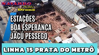 OBRAS LINHA 15 PRATA METRÔ MONOTRILHO [upl. by Libbna262]