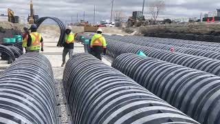 terrafix®  SHORT CLIPS  2022  Mississauga ON  HydroChain Stormwater Management System [upl. by Viridissa]