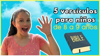 5 Versículos Bíblicos Para Niños de 8 a 9 Años [upl. by Nydnarb341]