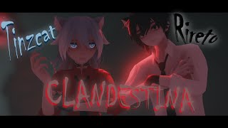 MMD\ CLANDESTINA Original motion  Collab Rireto [upl. by Anerrol]