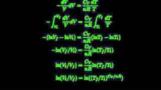 initial and final volume of ideal gas during adiabatic expansion [upl. by Nerac]