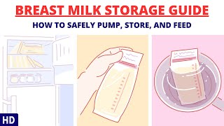 How to Safely Store Your Liquid Gold Breast Milk Storage Guide [upl. by Phelgen]