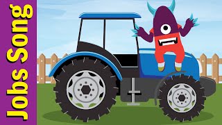 Jobs and Occupations Song  I Want To Be A Farmer  Fun Kids English [upl. by Jeth540]