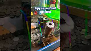 Big Win Angry birds coin crash coin pusher EP1 gaming angrybirds coinpushers win ticket [upl. by Jaime]