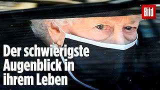 Queen nimmt Abschied Die Beerdigung von Prinz Philip [upl. by Rodablas]