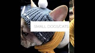 😍❄️Winter Woolen Ball Headwear for Small Dogs❄️😍 [upl. by Fuchs]