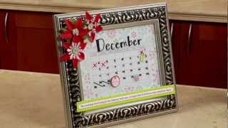 DIY Xyron Framed DryErase Calendar [upl. by Pavier]