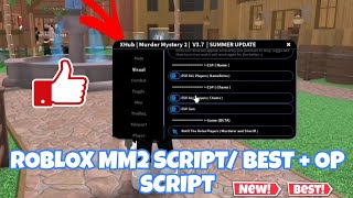 Roblox Best mm2 Script  XHub Murder Mystery 2  Direct Link PastebinMediaFire [upl. by Annoyek]