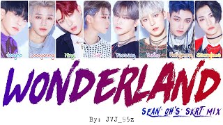 ATEEZ에이티즈  Wonderland SEAN OHs Skrt Mix Colour Coded Lyrics HanRomEng [upl. by Atival]