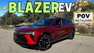 2024 Chevrolet Blazer EV RS AWD POV Test Drive [upl. by Colley613]