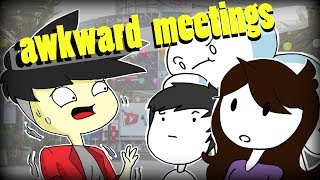 Awkward Meetings with Domics Jaiden Animations and Odd1sout kinda [upl. by Naejeillib64]