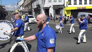 County Down Junior Orange Parade Kilkeel 25524 Clip2 HD [upl. by Aronas]