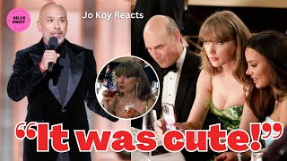 Jo Koy REACTS to Taylor Swift SIPPING Her Drink After His FAILED Joke About Travis Kelce [upl. by Kwan415]