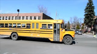 CANADIAN SCHOOL BUSES IN ACTION [upl. by Jews334]