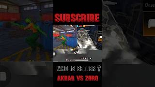 ZORO VS AKBAR 🤯🤯 foryou foryoubage freefire ffshorts garenafreefire [upl. by Dachy16]