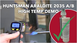 Huntsman Araldite 2035 AB Demo High Temperature Adhesive Solution [upl. by Eatnwahs]