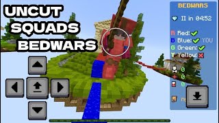 Uncut Bedwars Squads  Nethergames Mobile Gameplay [upl. by Mcquade]