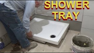 Install a shower tray [upl. by Aseneg]