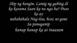 Panaginip by Gagong Rapper ft Gloc 9w Lyrics [upl. by Ecirbaf464]