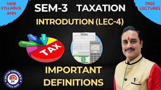 INTRODUCTION TO TAXATION LEC4 [upl. by Eimyaj]