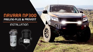 Navara NP300 PreLine Plus  ProVent Dual Kit Installation [upl. by Alleunam284]