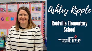 Ashley Ripple Reidville Elementary School 202324 Teacher of the Year [upl. by Adnamas829]