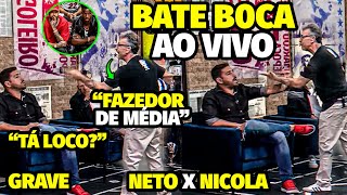 GRAVE O BATE B0CA AGRESSlV0 DE NET0 PRA ClMA DE NIC0LA APÓS POLÊMICA ENTRE NEYMAR E VINICIUS JUNIOR [upl. by Schwerin]