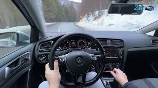 VW Golf 7 20 TDi 150 Hp  POV [upl. by Yrred]