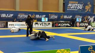 European IBJJF 2013 Lisboa Wojciech Klimkiewicz  Luis Ricardo NMF Leite Final [upl. by Thirzia589]